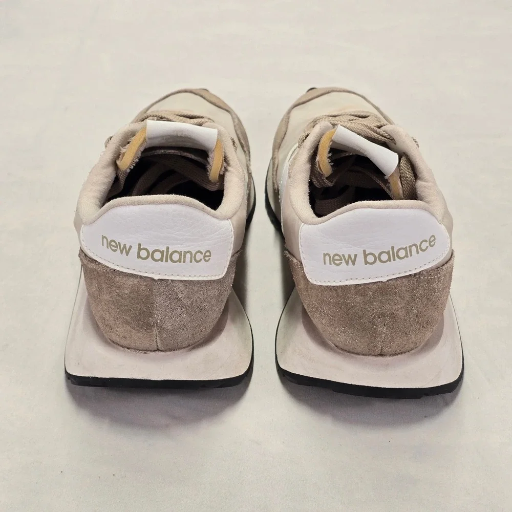 New Balance 237 Casual Fashion Sneakers Beige White Womens Athletic Shoes Size 8